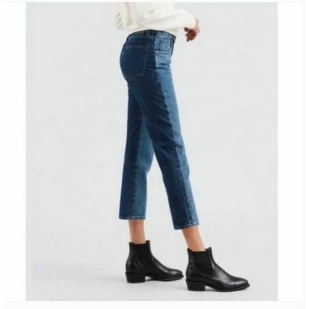 Levi's Made & Crafted Slim Crop Two Tone Jeans